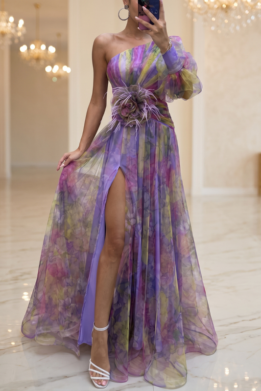 Graceful Allure Evening Maxi Dress