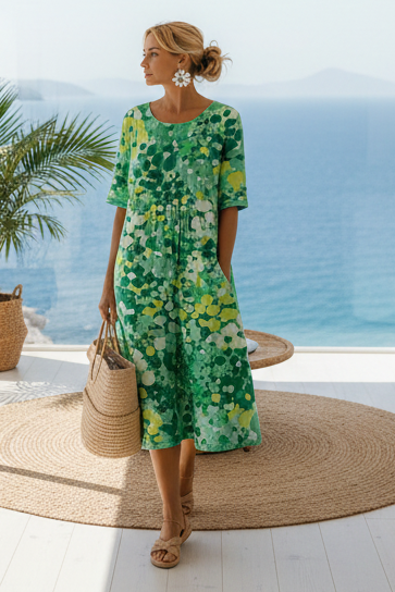 Floral Midi Dress for Effortless Summer Days